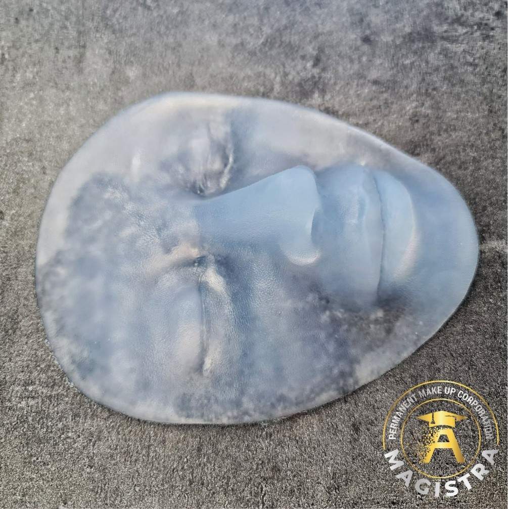 Durchsichtige Übungshaut Gesicht von MAGISTRA: Lippen, Augen & Augenbrauen