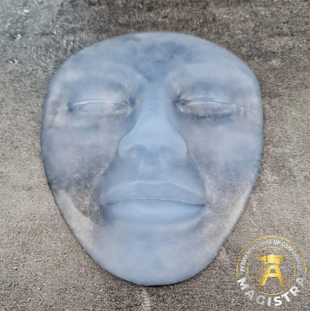 Durchsichtige Übungshaut Gesicht von MAGISTRA: Lippen, Augen & Augenbrauen