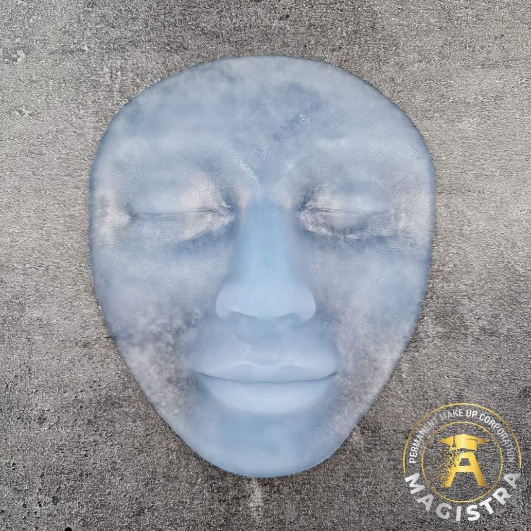 Durchsichtige Übungshaut Gesicht von MAGISTRA: Lippen, Augen & Augenbrauen